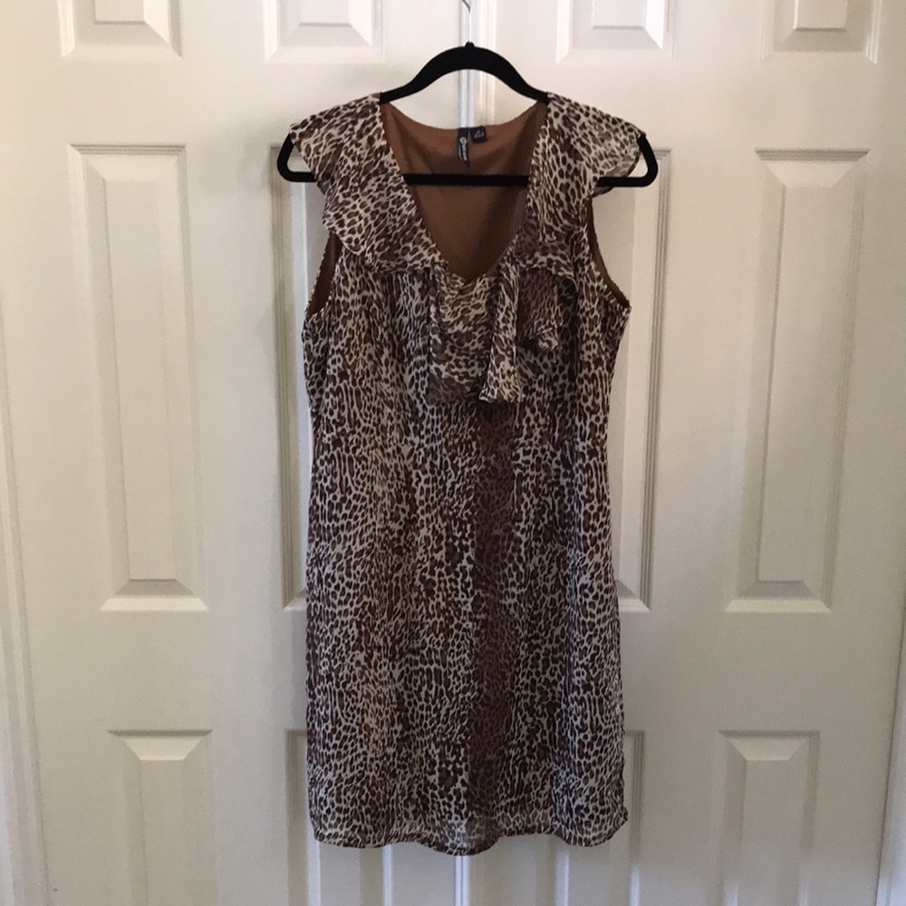 Milano animal print dress
